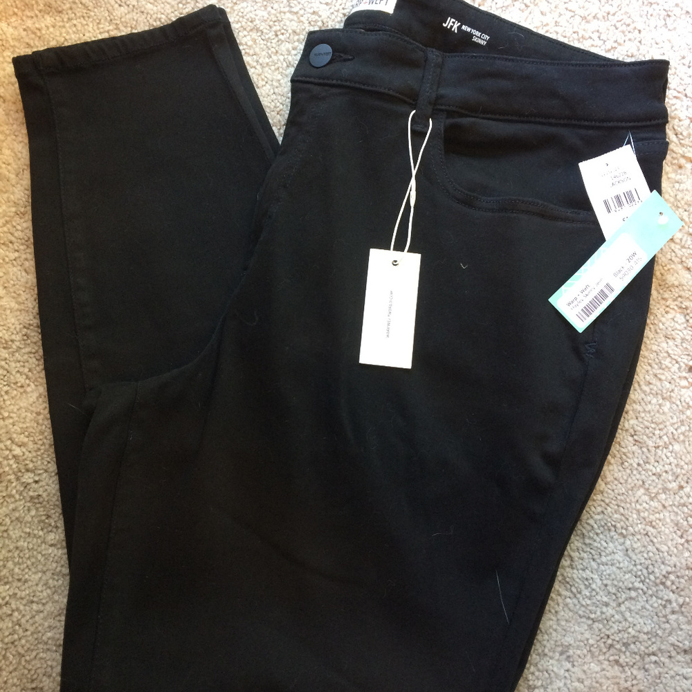 NWT stitch fix warp + weft black skinny jean
